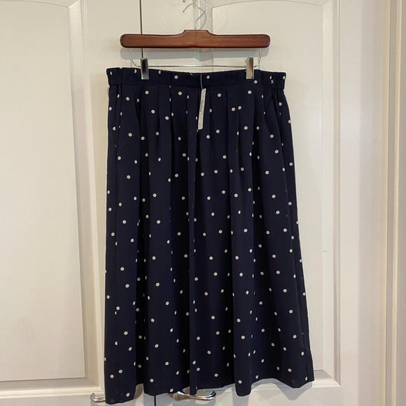 J. Crew Flowy Polka Dot Skirt - Picture 2 of 4